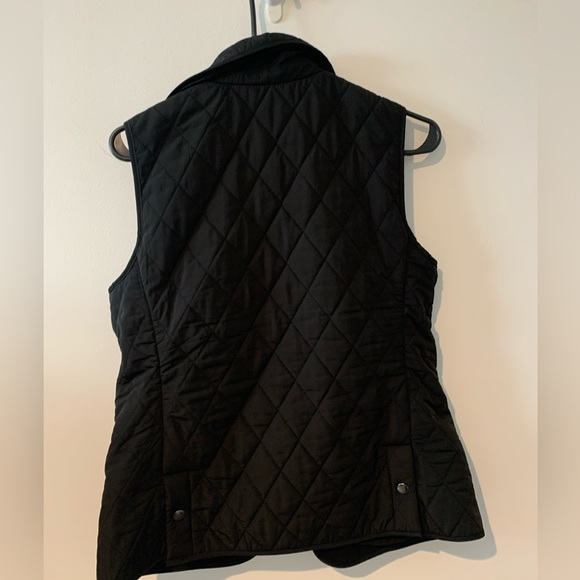 Talbots Petite Black Quilted Vest Size 8P NWOT - Picture 5 of 5